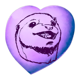 Otter mit Strohhut Chibi